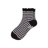Women's Ruffle Rib Quarter Socks