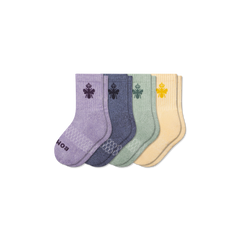 Junior Marl Calf Sock 4-Pack