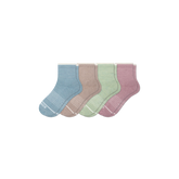 Women's Merino Wool Blend Quarter Sock 4-Pack