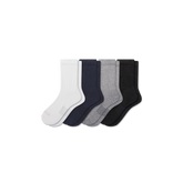 Men's Modern Rib Half Calf Sock 4-Pack