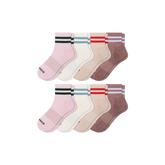 Women's Vintage Stripes Quarter Sock 8-Pack