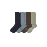 Men's Modern Rib Calf Sock 4-Pack