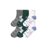 Men's Golf Quarter Sock 6-Pack
