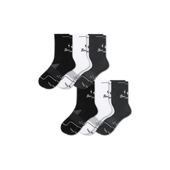 Men's Run Half Calf Sock 6-Pack