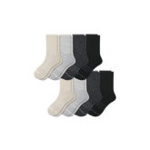 Men's Merino Wool Blend Half Calf Sock 8-Pack