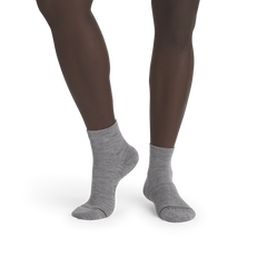 Men's Merino Wool Blend Modern Rib Quarter Socks