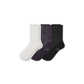 Women’s Floral Lace Half Calf Sock 3-Pack