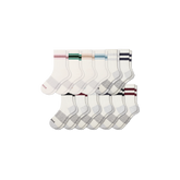 Women's Vintage Stripes Half Calf Socks 12-Pack