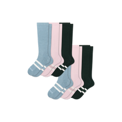 Women's Everyday Compression Knee High Sock 6-Pack (15-20mmHg)