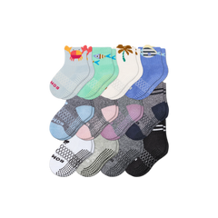 Toddler Gripper Calf Sock 12-Pack