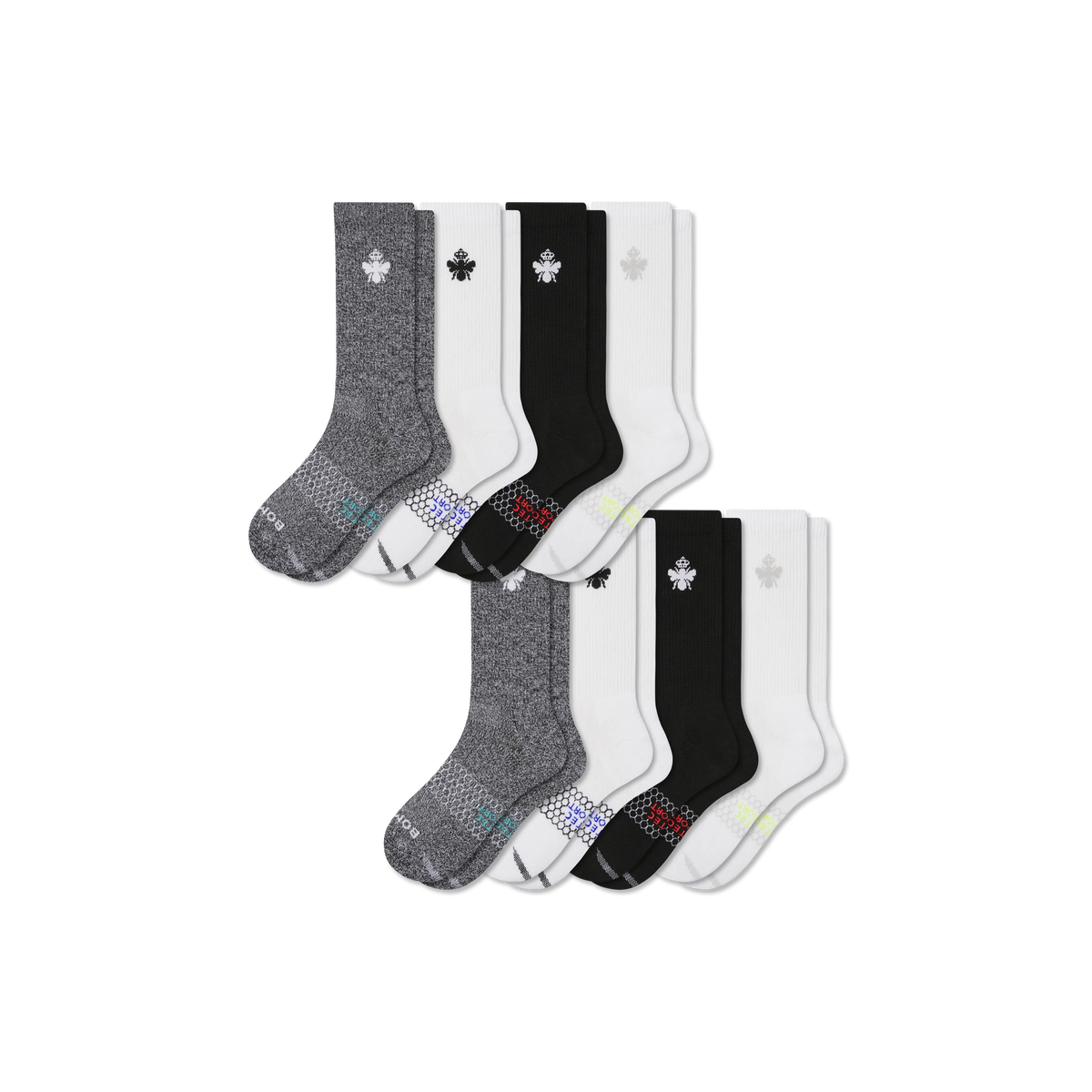 Men's All Sport Calf Sock 8-Pack