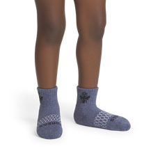 Toddler Marl Gripper Calf Sock 4-Pack