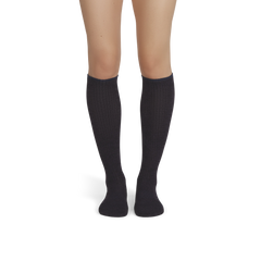 Women's Merino Wool Blend Everyday Compression Knee High Socks (15-20mmHg)