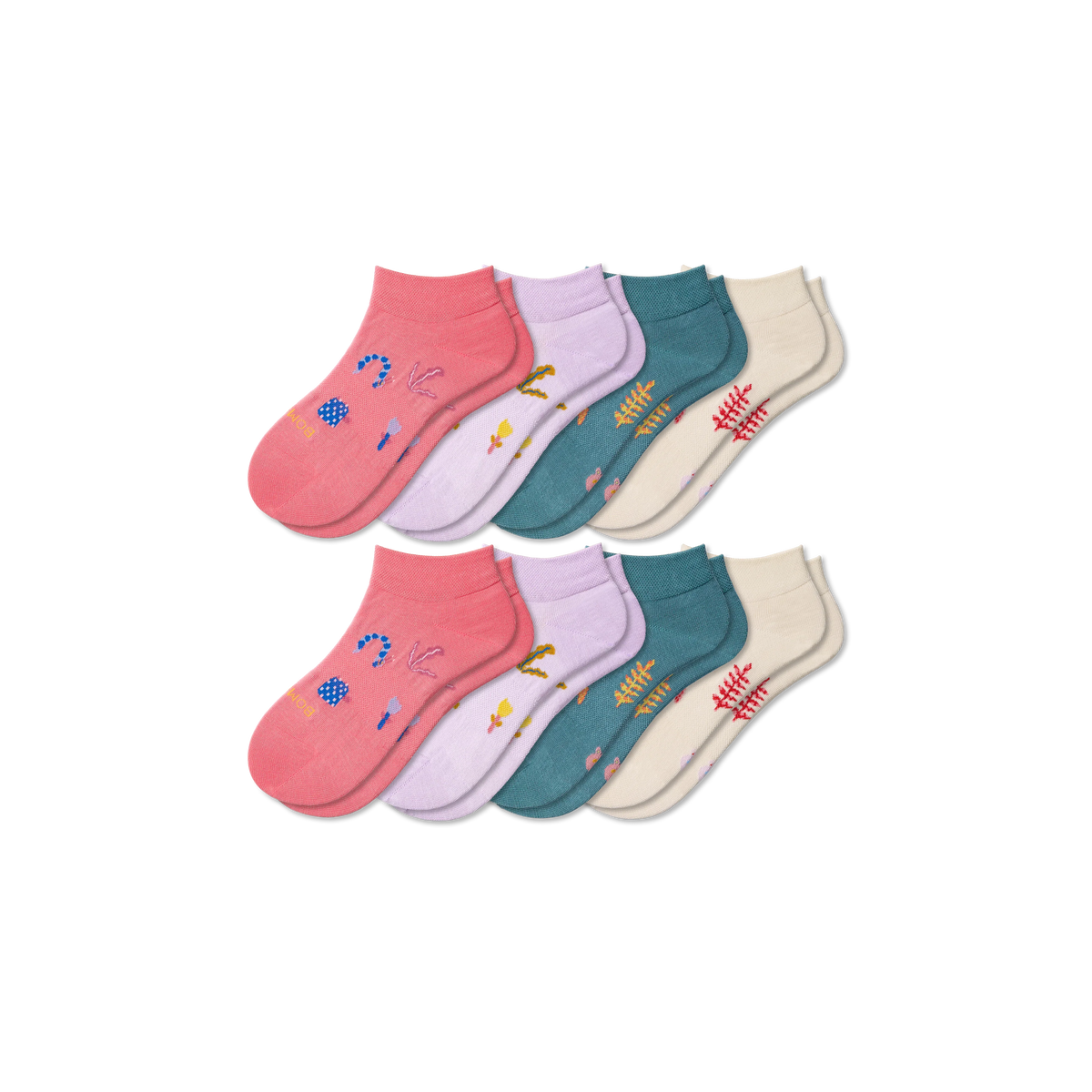 Youth Lightweight Ankle Sock 8-Pack