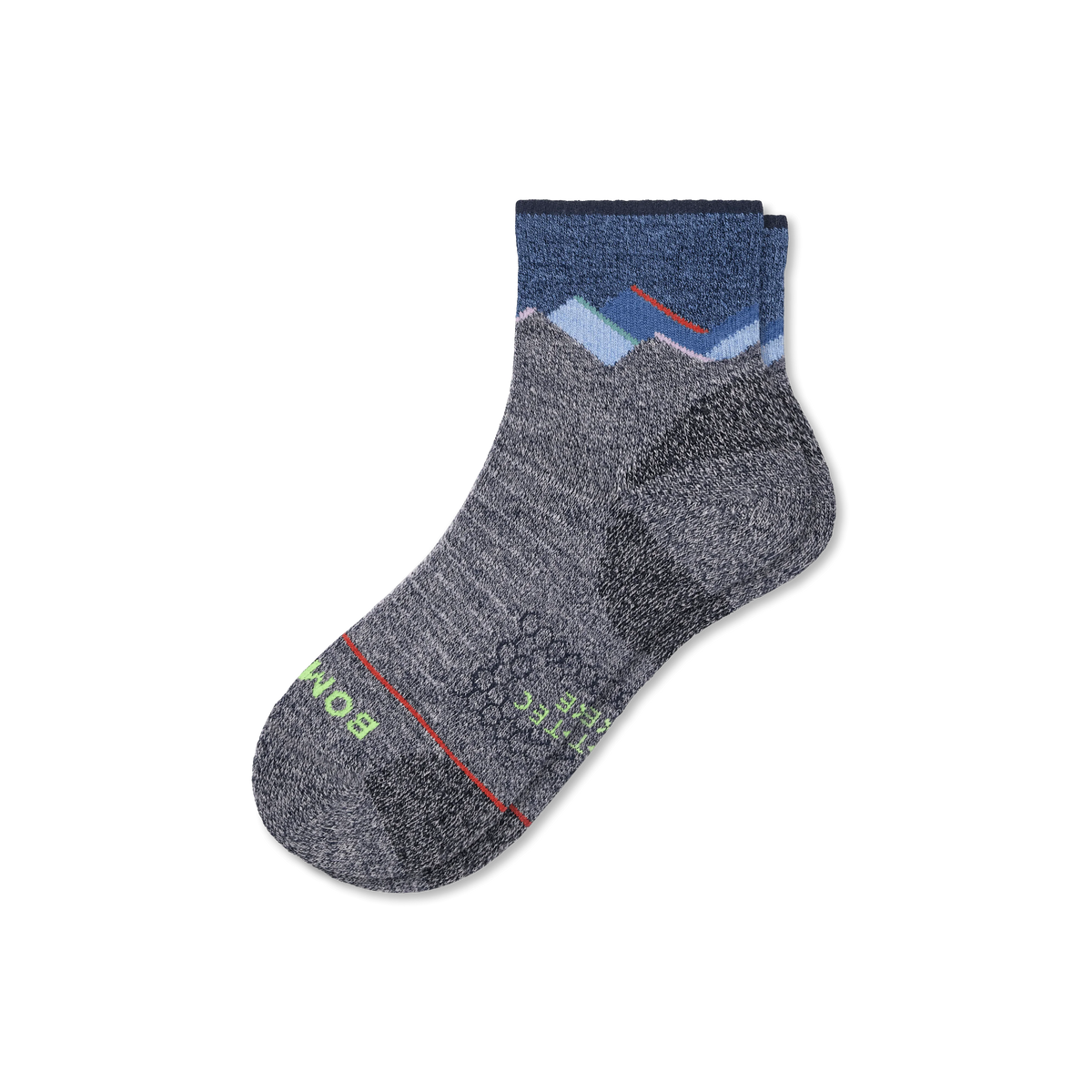 Men's Merino Wool Blend Hiking Quarter Socks