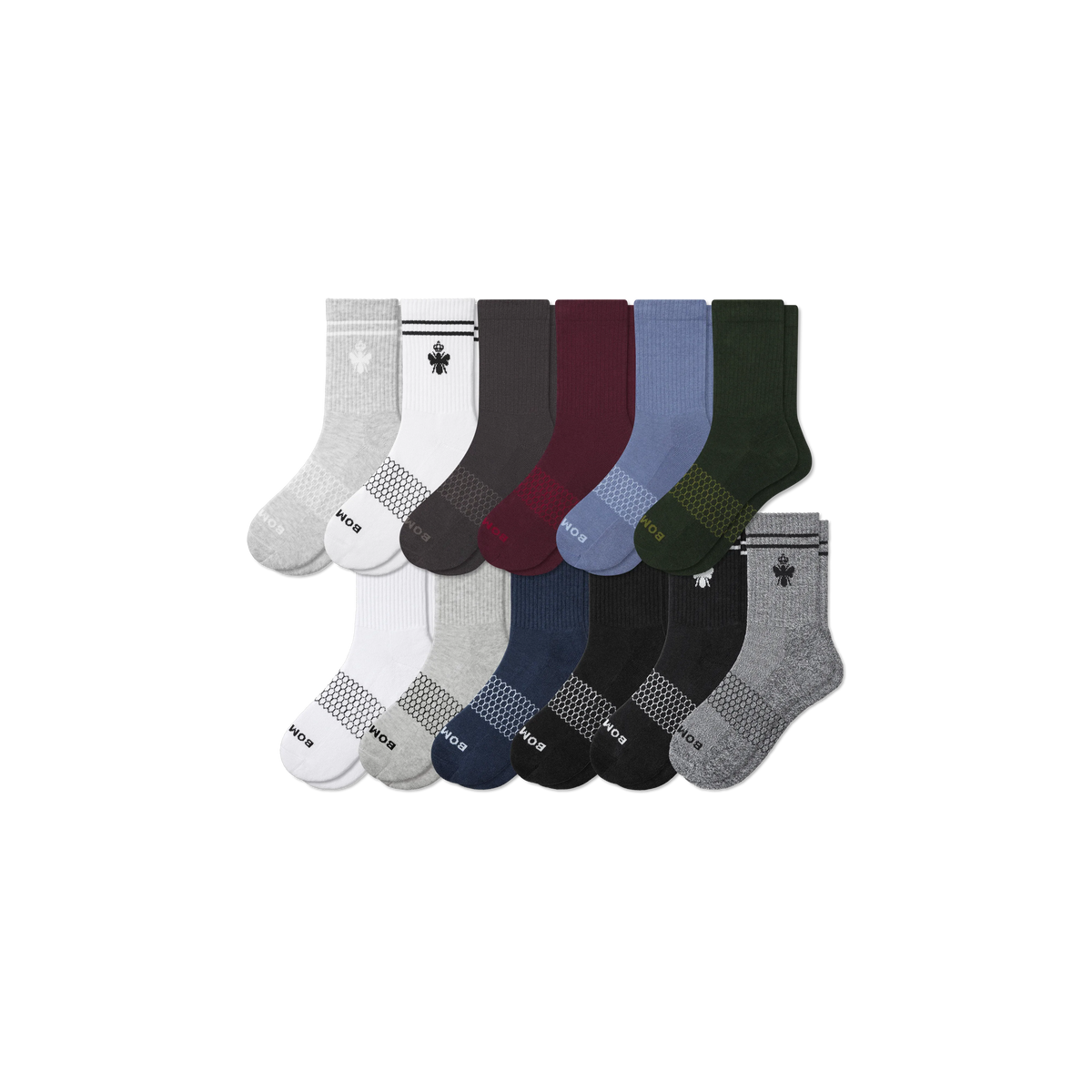 Men's Half Calf Sock 12-Pack