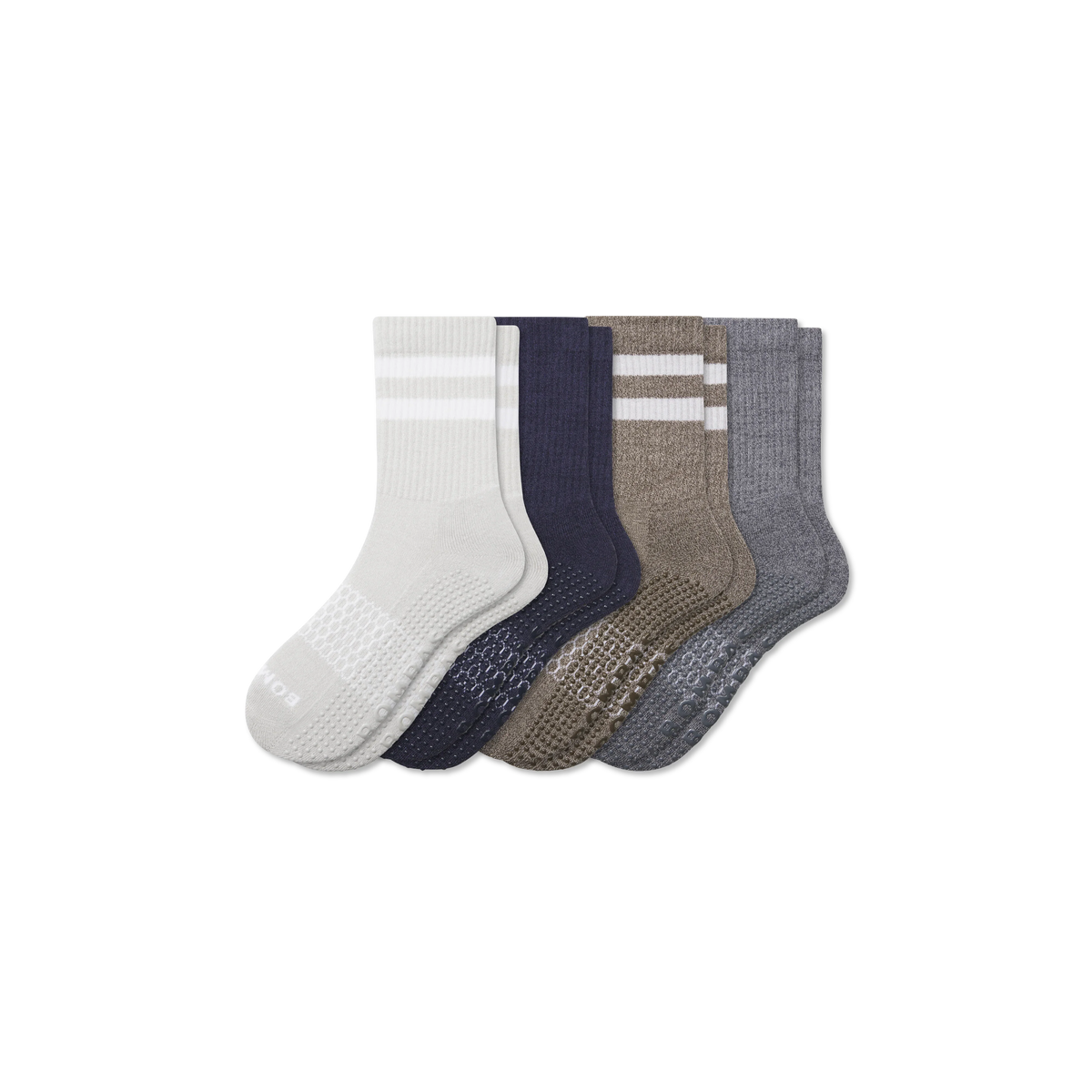 Men's Gripper Half Calf Sock 4-Pack