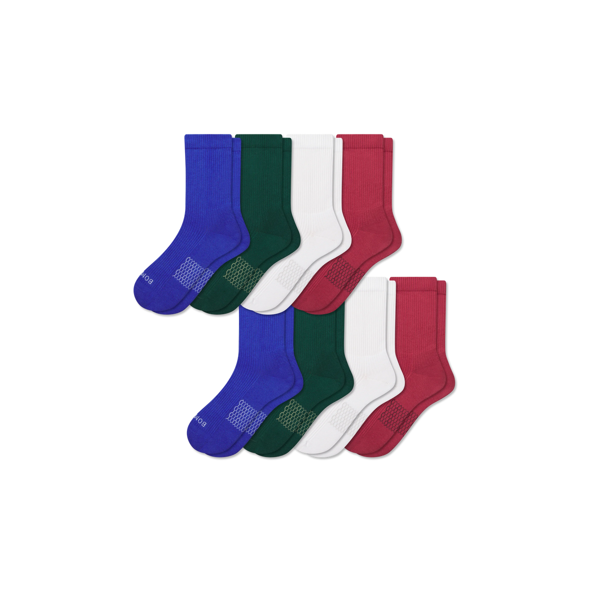 Men's Modern Rib Half Calf Sock 8-Pack