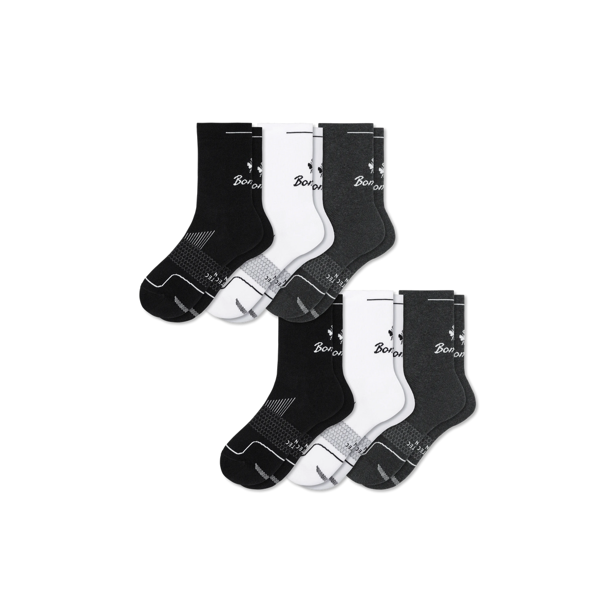 Women's Run Half Calf Sock 6-Pack