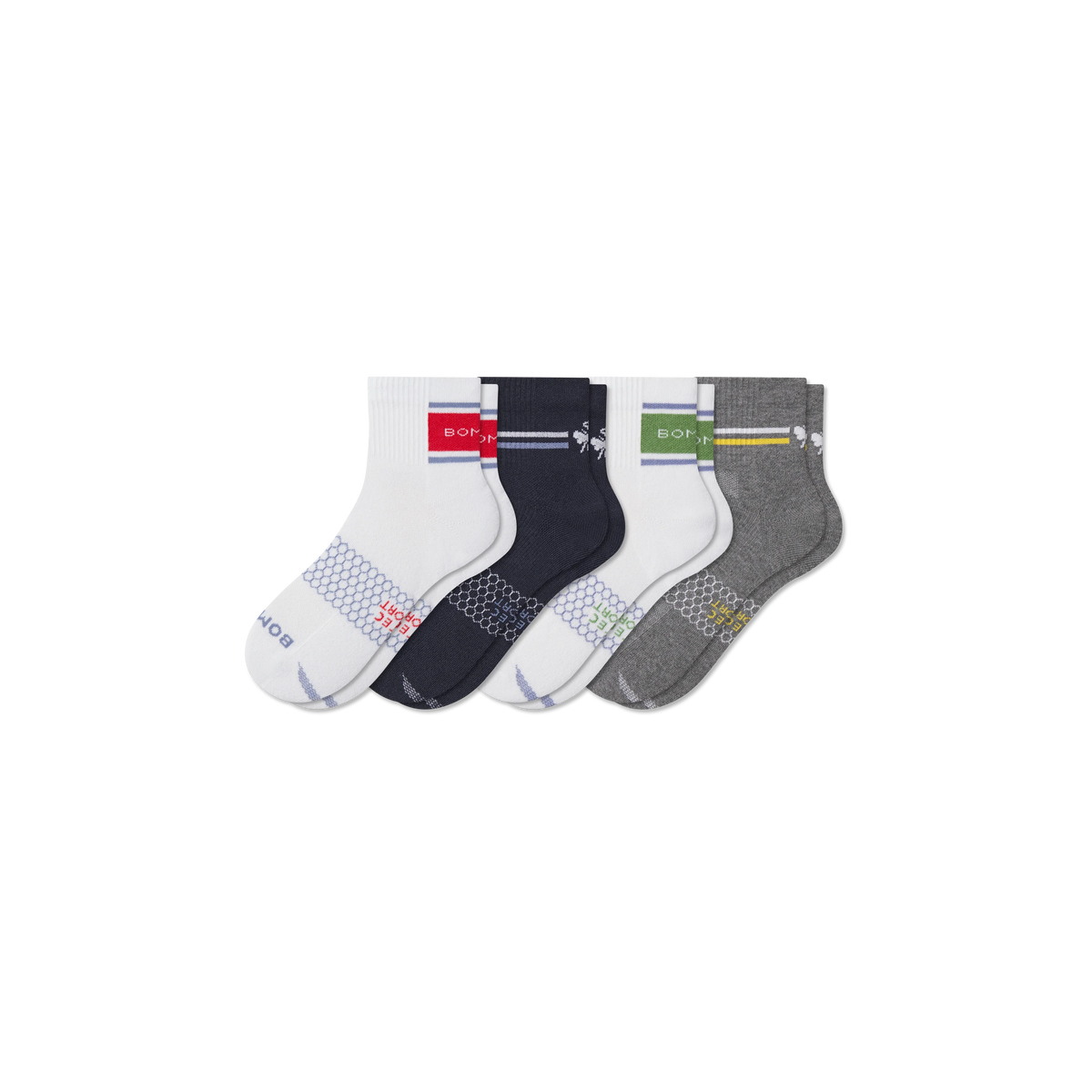 Men's All Sport Quarter Sock 4-Pack