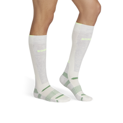 Men's Mid-Cushion Merino Wool Blend Ski & Snowboard Sock 2-Pack
