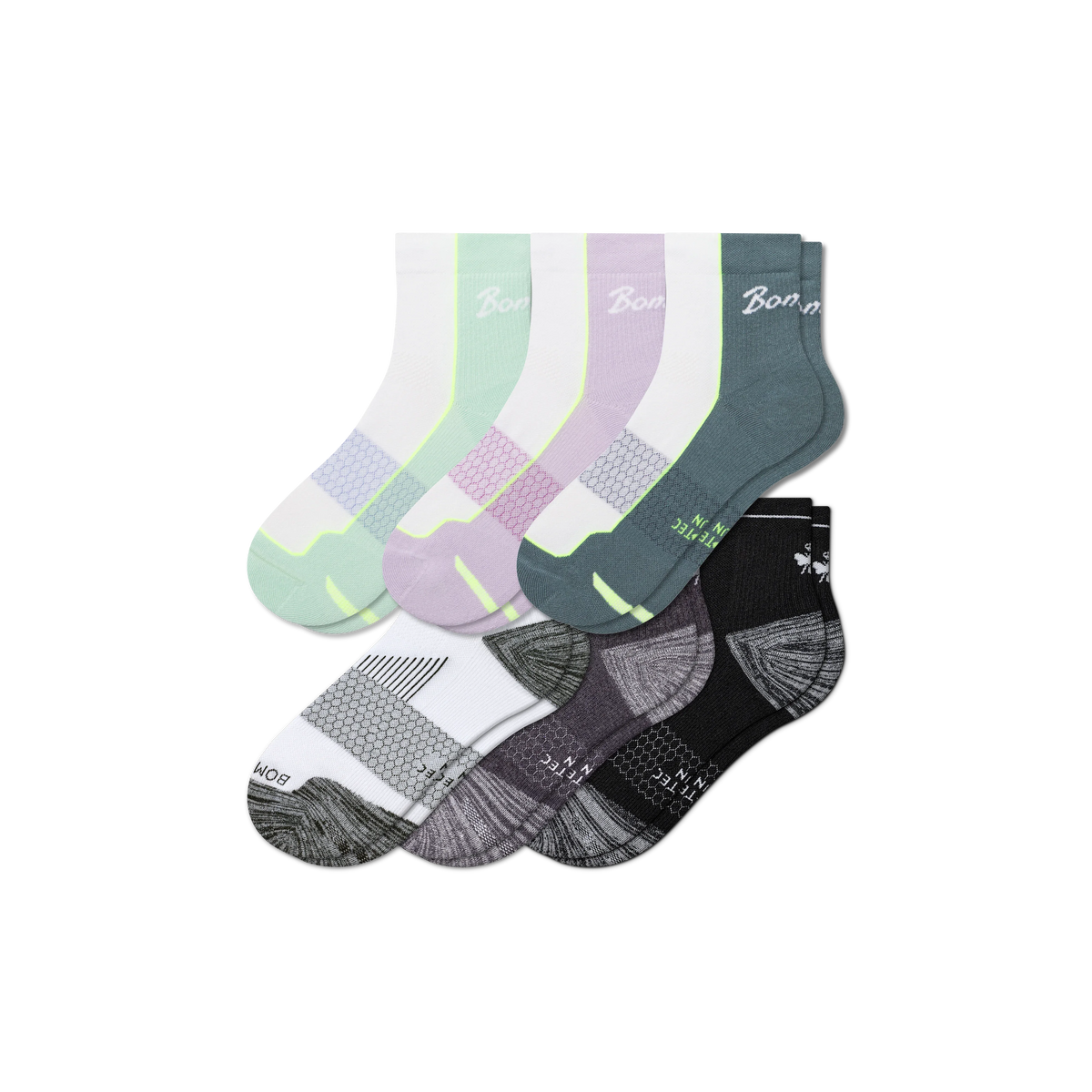Women's Run Quarter Sock 6-Pack