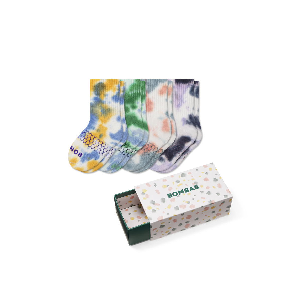Junior Celebration Calf Sock 4-Pack Gift Box