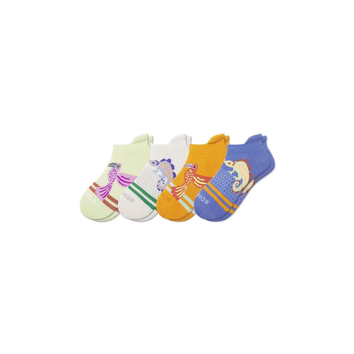 Youth Rainforest Friends Ankle Sock 4-Pack