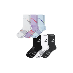 Women's Run Half Calf Sock 6-Pack