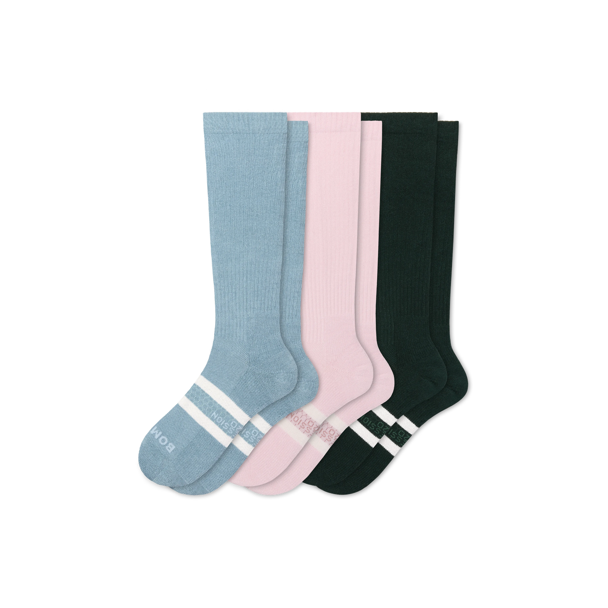 Women's Everyday Compression Knee High Sock 3-Pack (15-20mmHg)