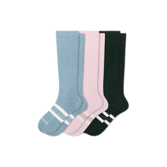 Women's Everyday Compression Knee High Sock 3-Pack (15-20mmHg)