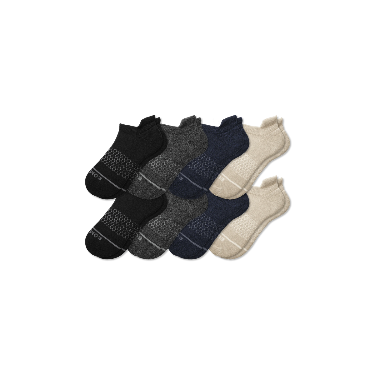 Men's Merino Wool Blend Ankle Sock 8-Pack