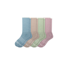 Women's Merino Wool Blend Calf Sock 4-Pack