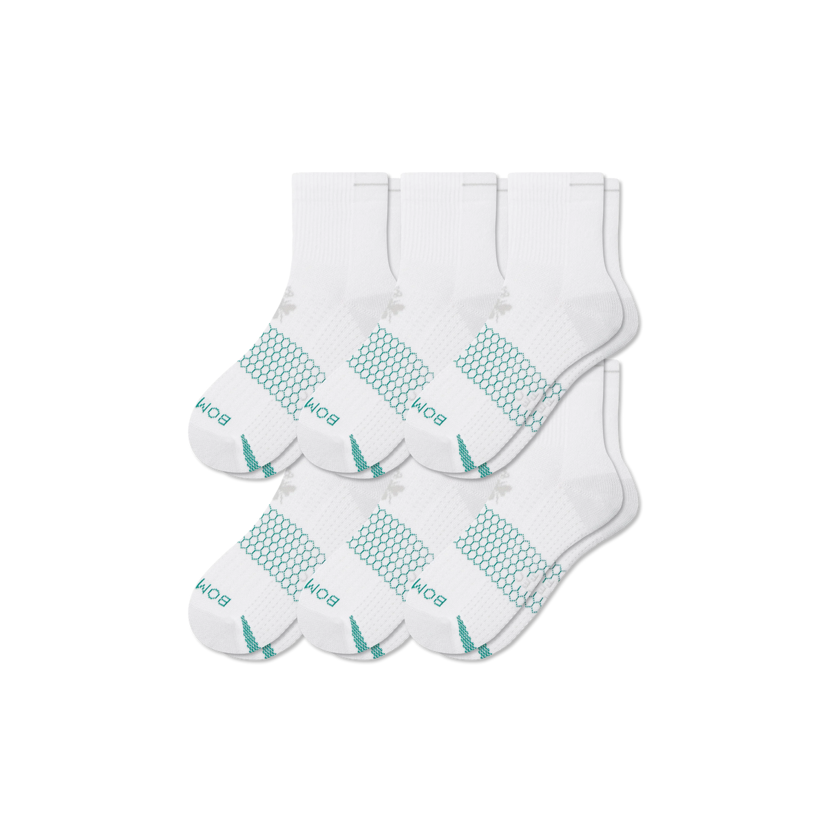 Men's Golf Quarter Sock 6-Pack
