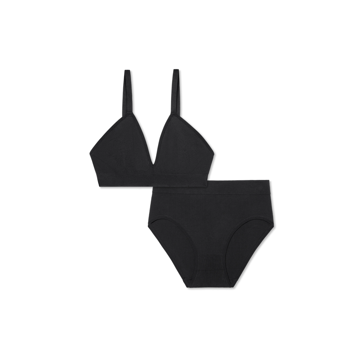Women's Seamless Triangle Bralette + High Rise Brief Pack