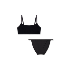 Women’s Super Soft Scoop Bralette + String Bikini Pack
