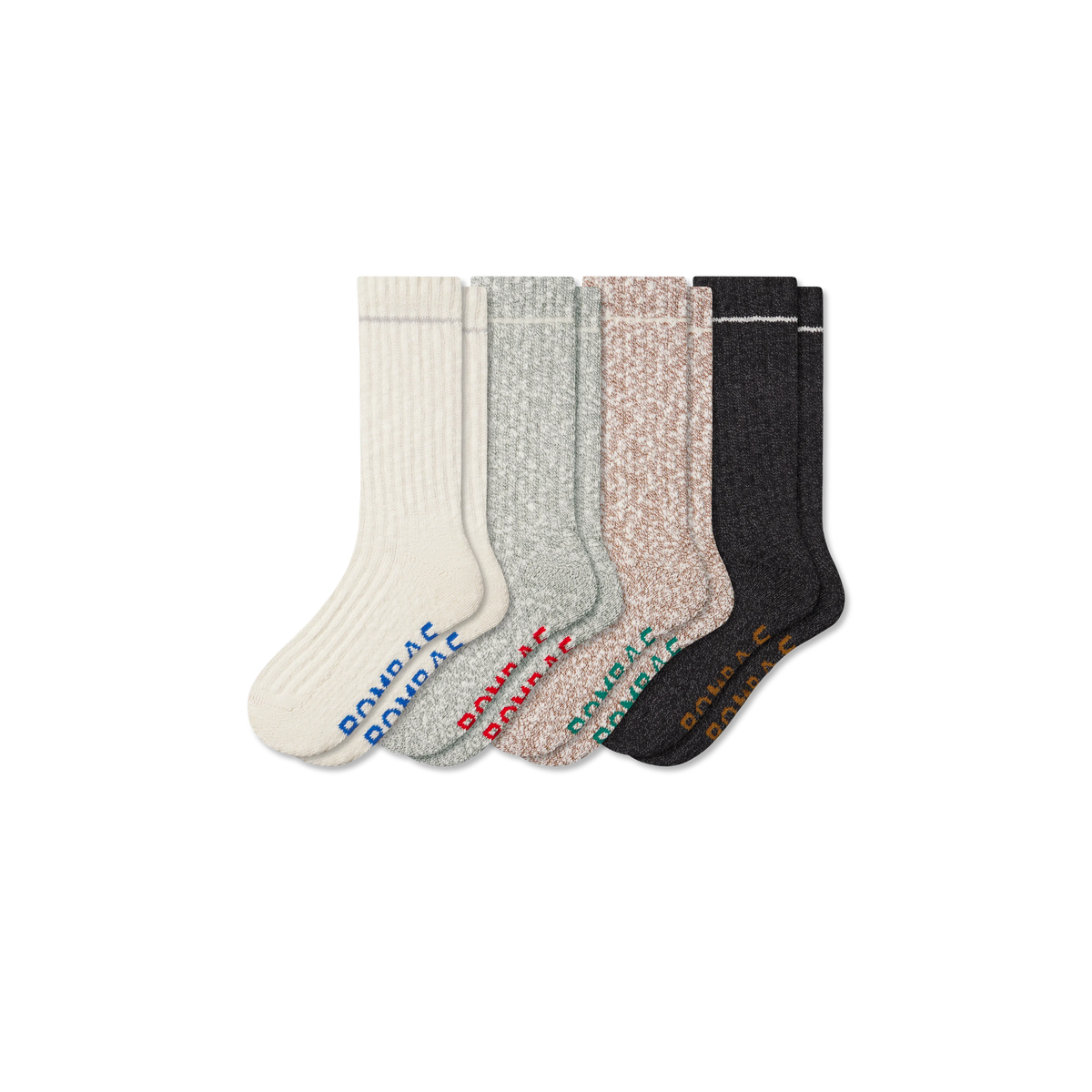 Women's Chunky Ragg Calf Sock 4-Pack