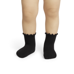 Toddler Ruffle Rib Calf Sock 4-Pack