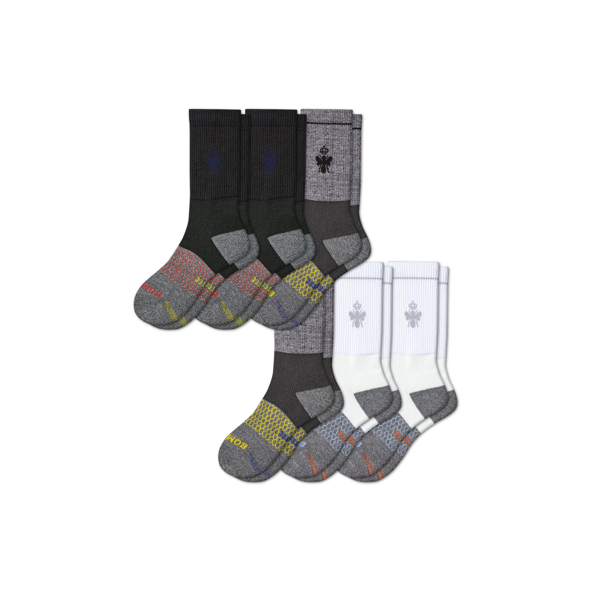 Men's Performance Targeted Compression Calf Sock 6-Pack