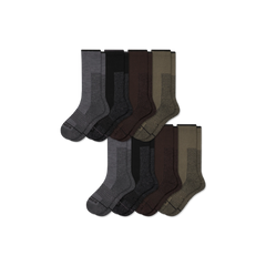 Women's Ultra Strong Merino Blend Calf Sock 8-Pack