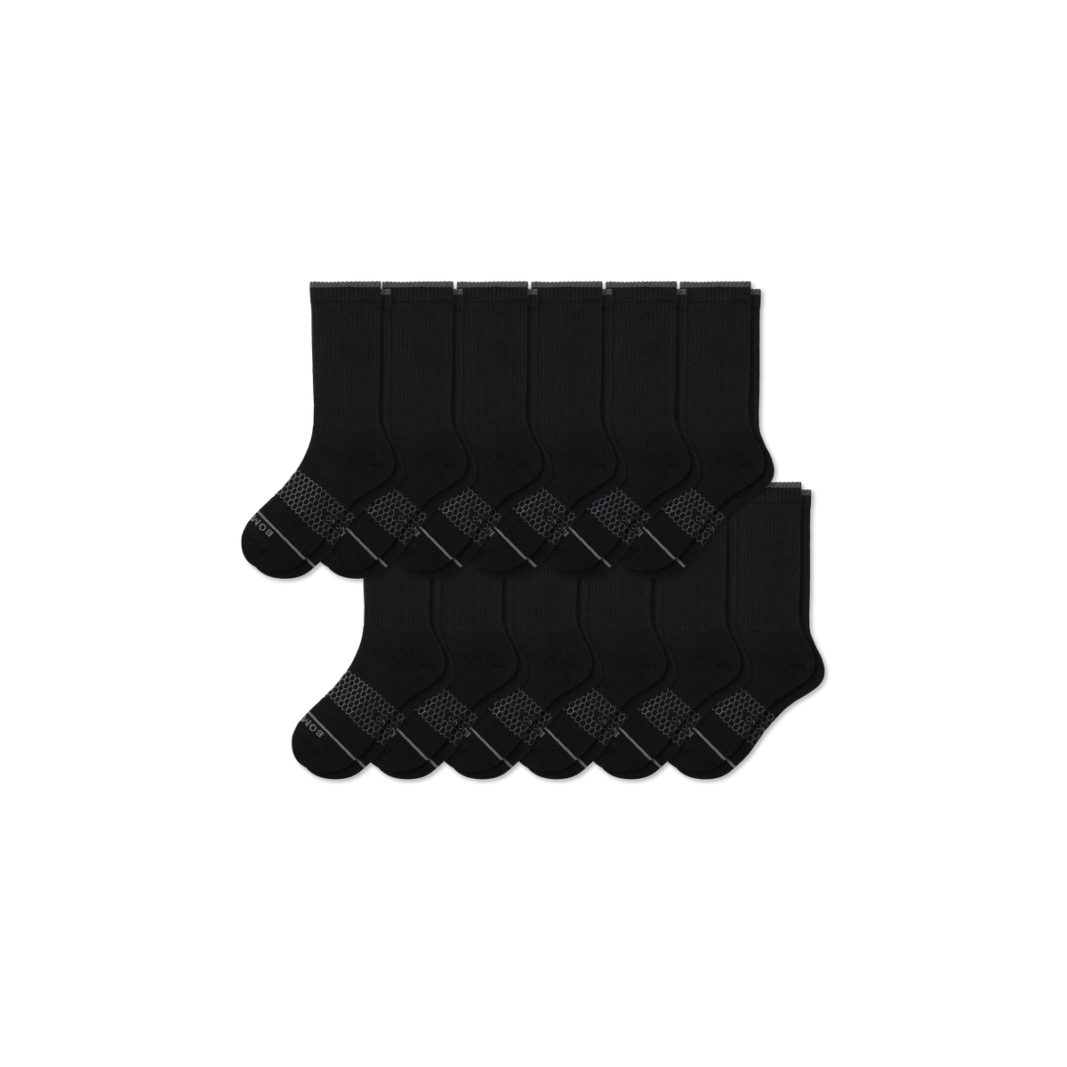 Women's Merino Wool Blend Calf Sock 12-Pack