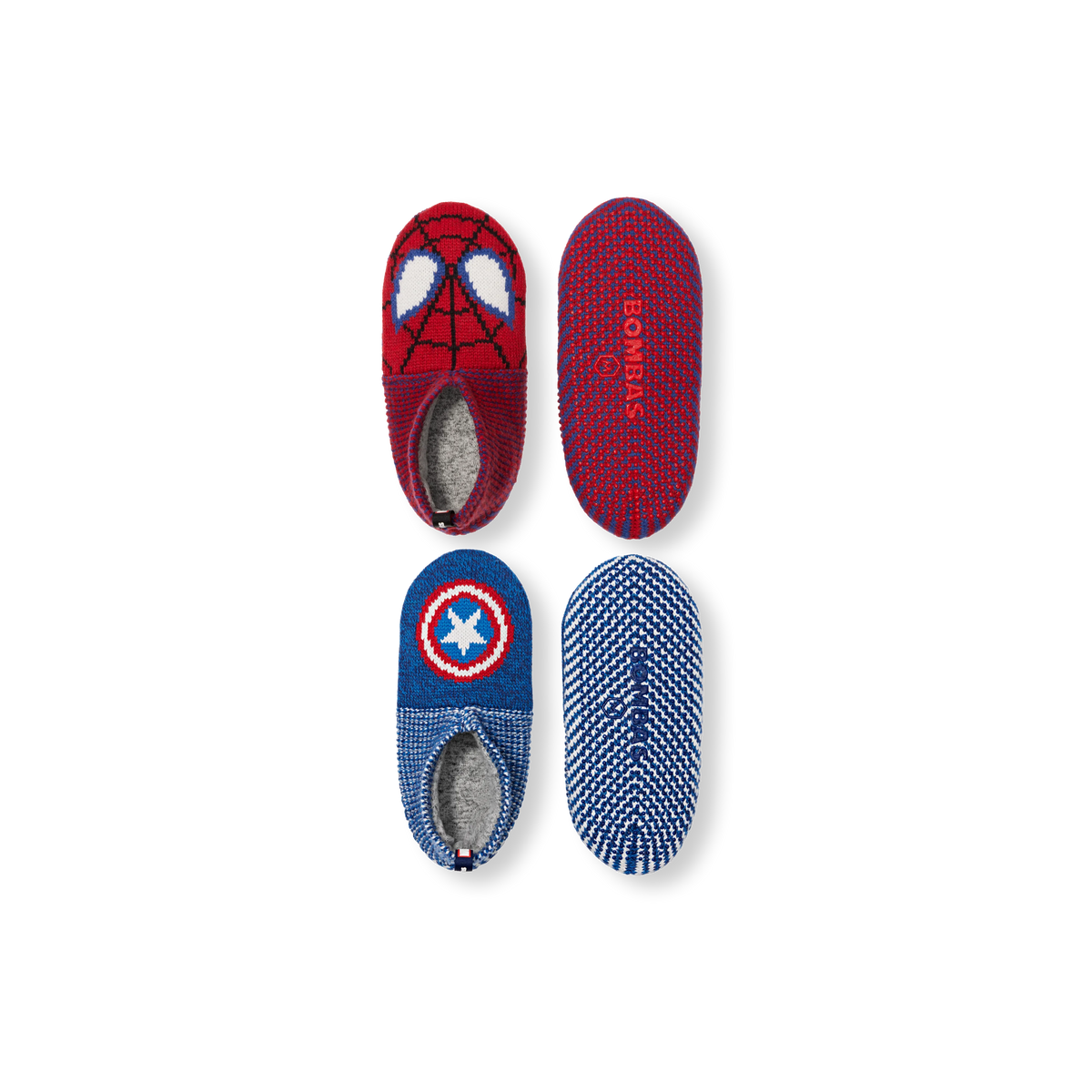 Marvel | Bombas Gripper Slipper 2-Pack