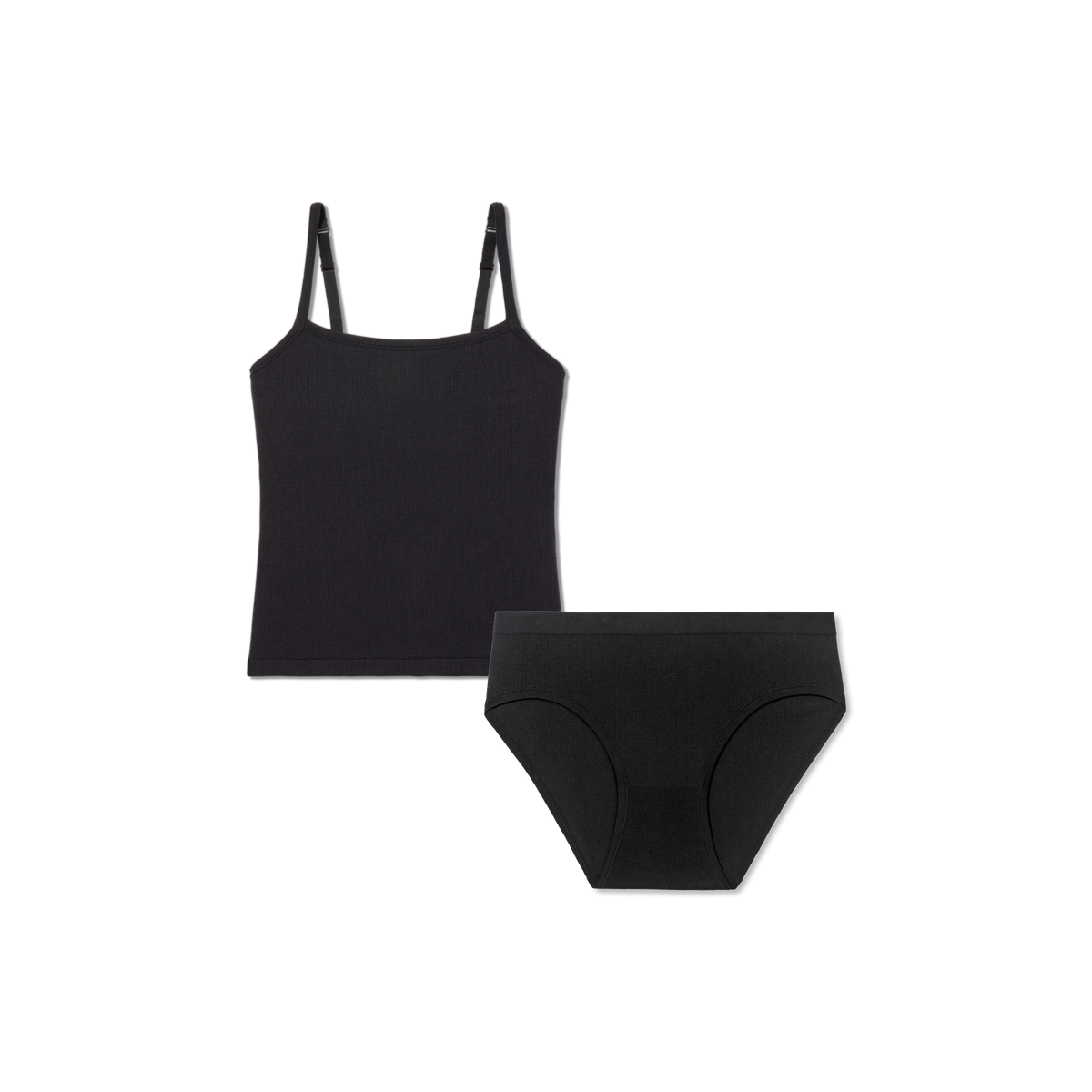 Women's Built-In Bra Seamless Cami + Brief Pack
