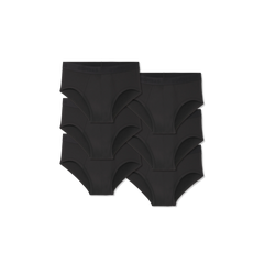 Men's Cotton Modal Blend Flyless Brief 6-Pack